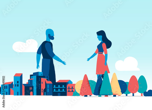 Incontro tra città e natura