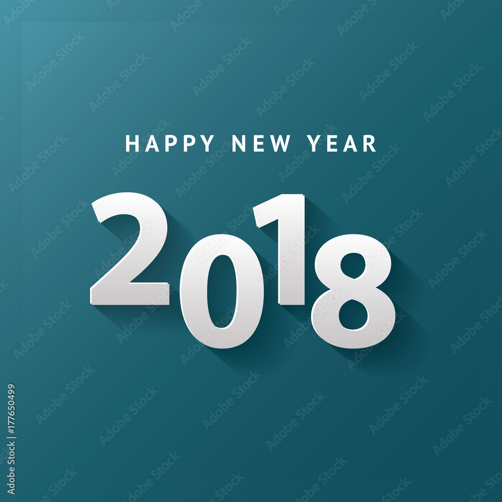 Happy new year 2018 vector background Happy new year 2018 vector background