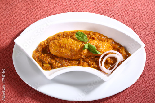 Masala Tawa Chaap or Soya Chaap, Indian Dish