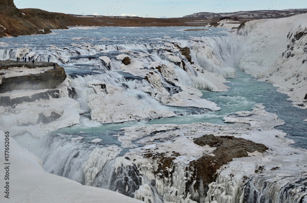 アイスランド グトルフォス ゴールデンサークル 滝 黄金 絶景 冬 iceland island winter Golden circle Gullfoss waterfall アイスランド グトルフォス ゴールデンサークル 滝 黄金 絶景 冬 iceland island winter Golden circle Gullfoss waterfall