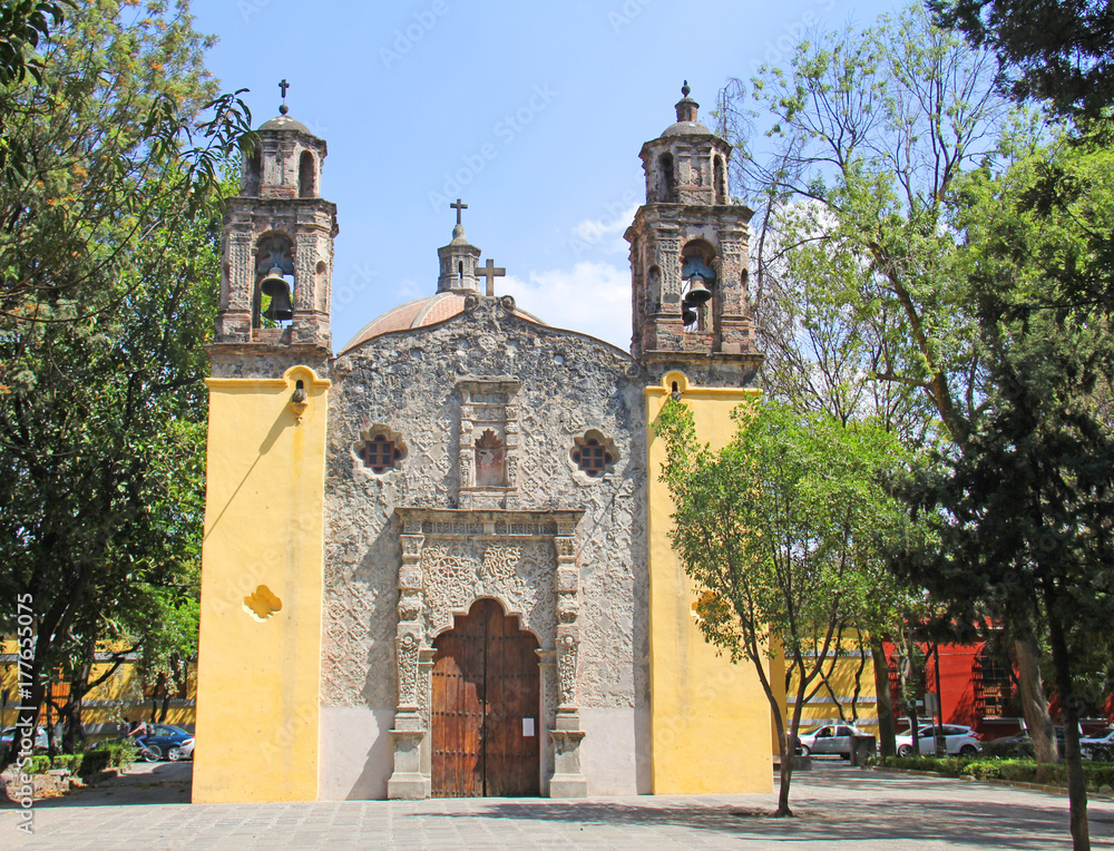 Capilla de la Conchita Coyoacan Mexico
