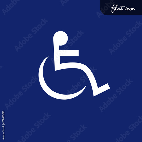 Disabled Icon. Male and female
