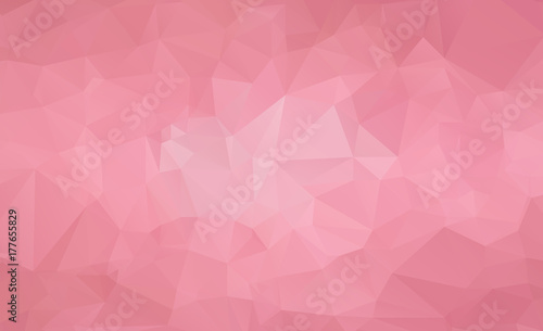 Pink Pattern. triangular template. Geometric sample. Repeating routine with triangle shapes