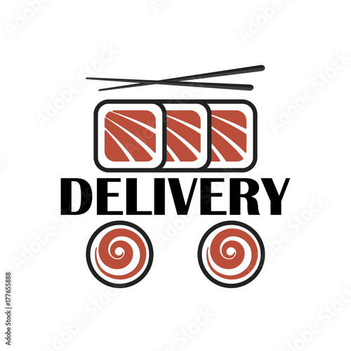 Sushi logo template