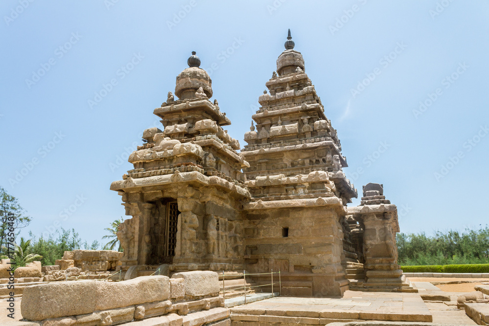 Shore temple at Mahabalipuram, Tamil Nadu, India