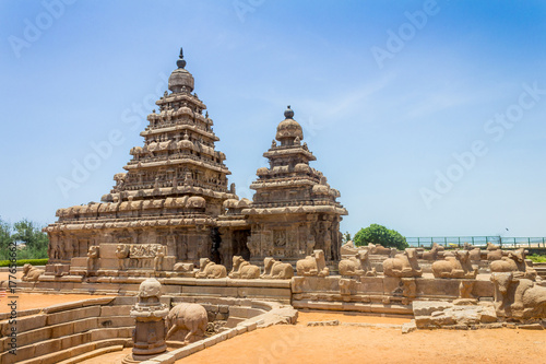 Shore temple at Mahabalipuram  Tamil Nadu  India