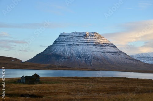                                                                                                                      iceland island winter snaefellsnes peninsula national park arnarstapi jokull glacier   Kirkjufell