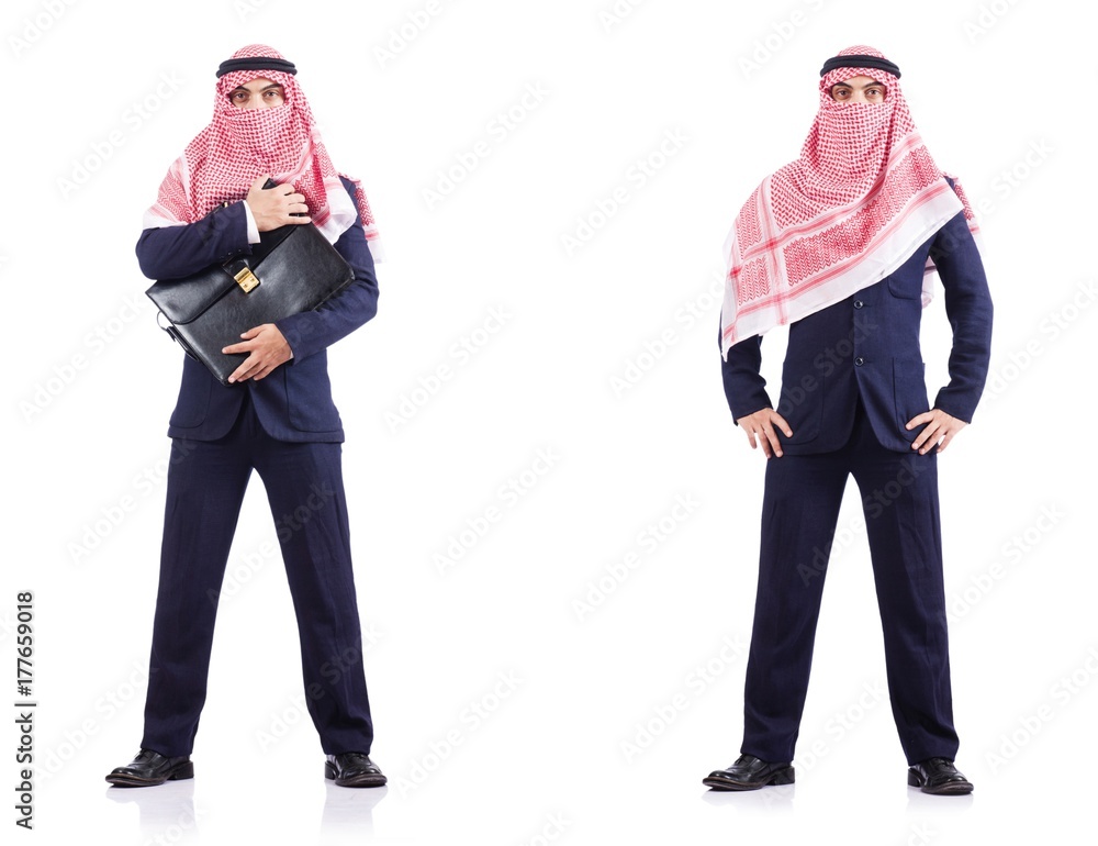 Set of photos with arab businessman Set of photos with arab businessman