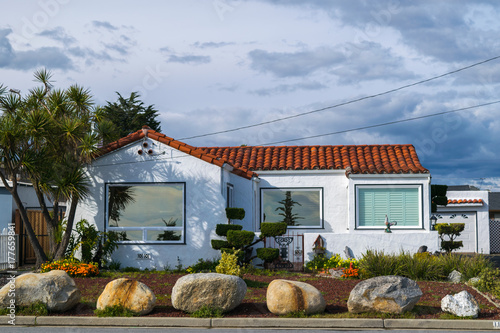 Houses in Santa Cruz, California, USA