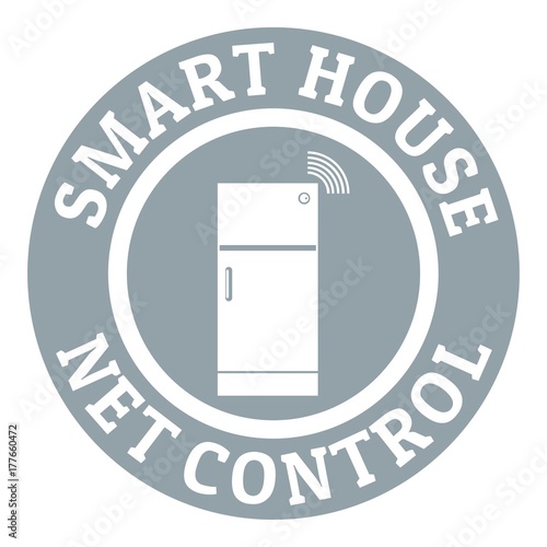 Net control logo, simple gray style