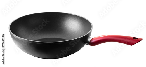 frying pan closeup
