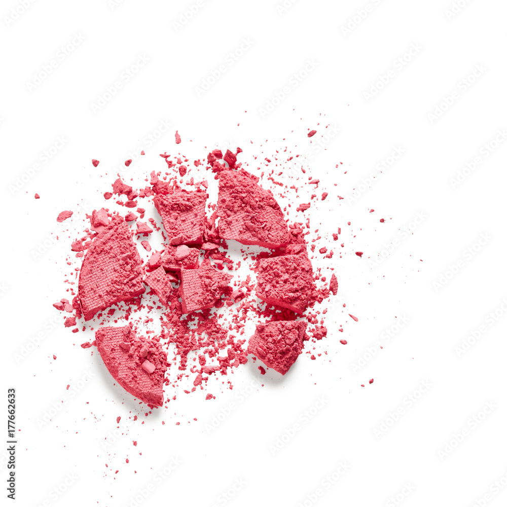 Fototapeta premium Blush isolated on white background