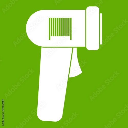 Barcode scanner icon green