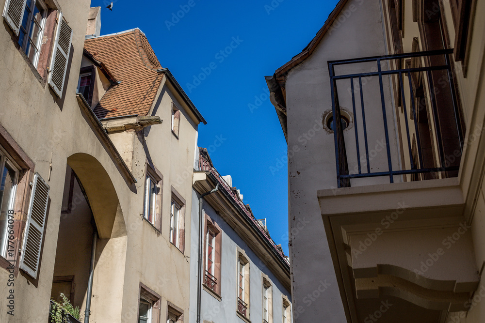 Wohnhäuser in der Altstadt von Straßburg