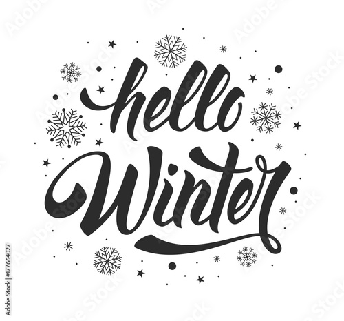 Hello Winter phrase