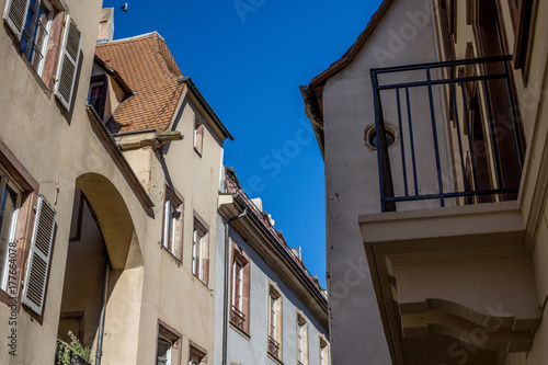 Wohnh  user in der Altstadt von Stra  burg