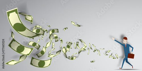 Man reaching for the money