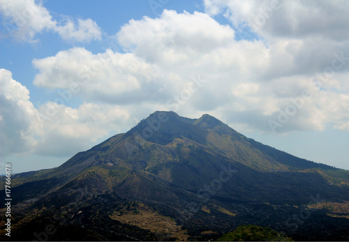 vue du mont batur à Bali