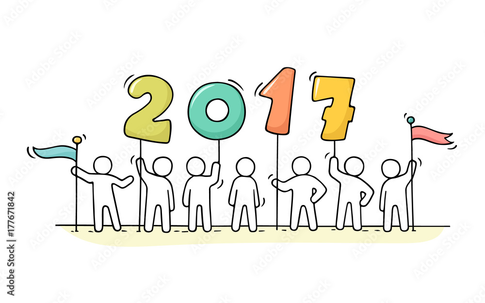 2017 Happy New Year background. 2017 Happy New Year background.