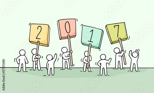 2017 Happy New Year background.