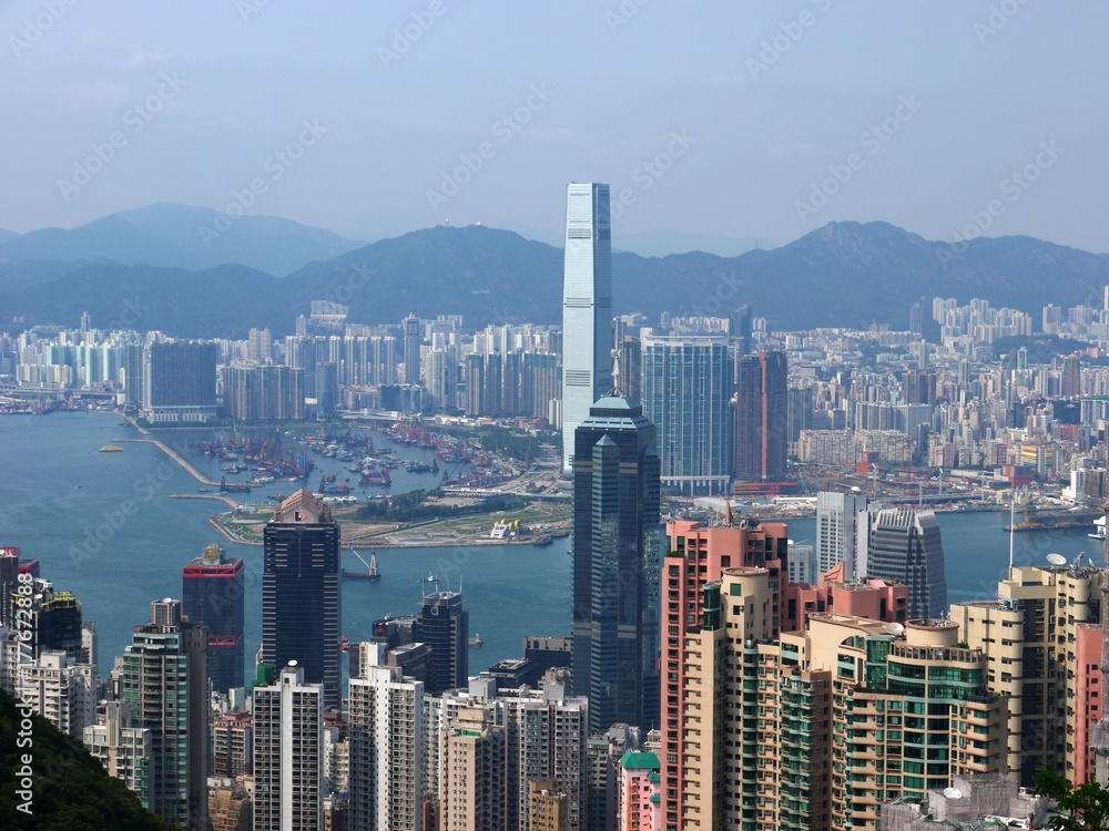 Vue du Peak Hong Kong