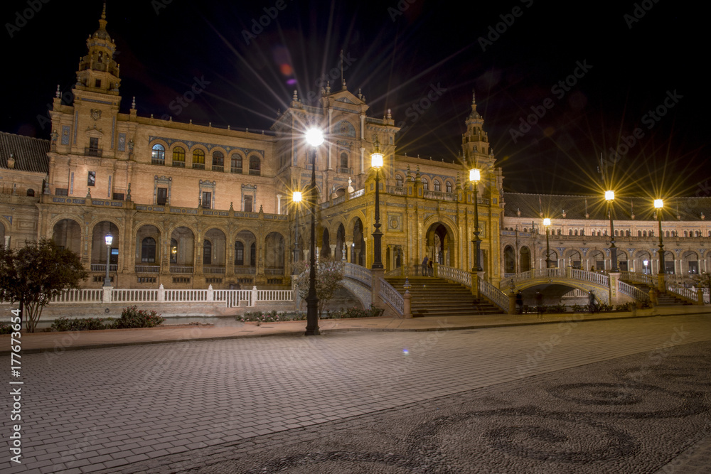 Obraz premium Seville - Spain and the Plaza de España 