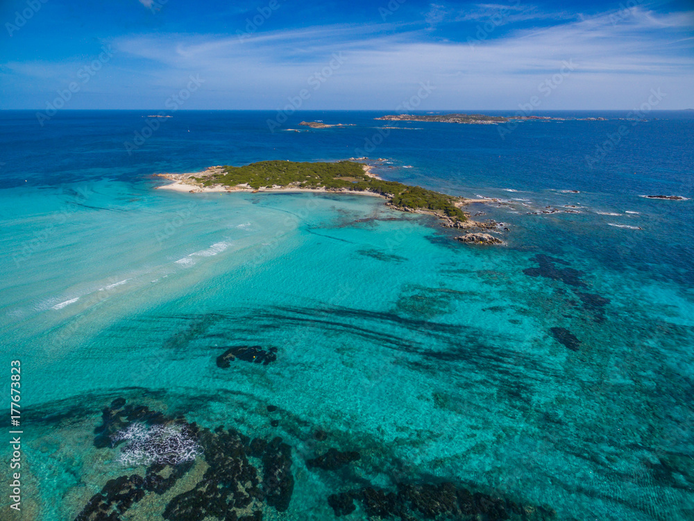 Fototapeta premium Strand von Sperone im Süden von Korsika
