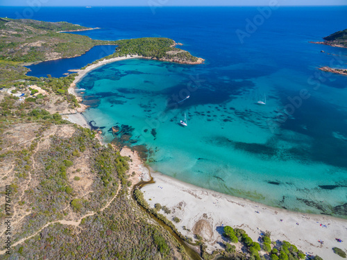Strand von Rondinara im Süden von Korsika