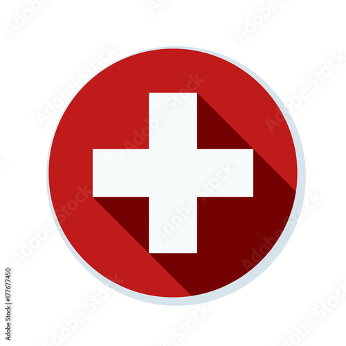 Switzerland button illustration