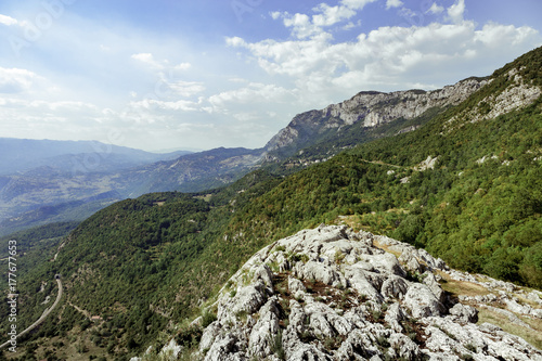 beautiful view of the mountains in summer, Montenegro © producer