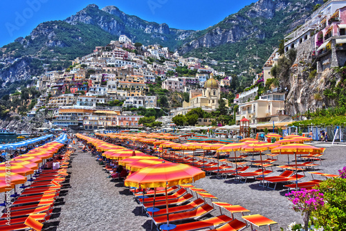 City of Positano on Amalfi coast, Italy © monticellllo