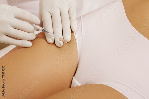 Concept of skin rejuvenation or gynecology photo