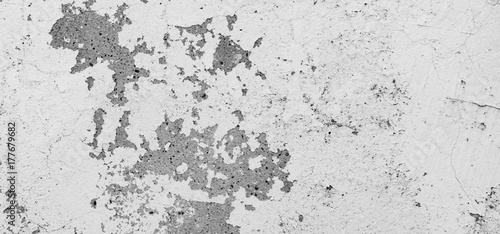 The panorama of the old grunge gray wall concrete texture.Copy space. Graphic elements