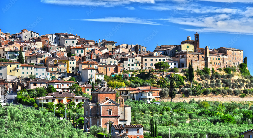 City of Chianciano Terme in Tuscany, Italy