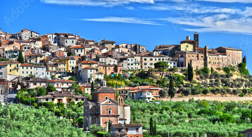 City of Chianciano Terme in Tuscany  Italy