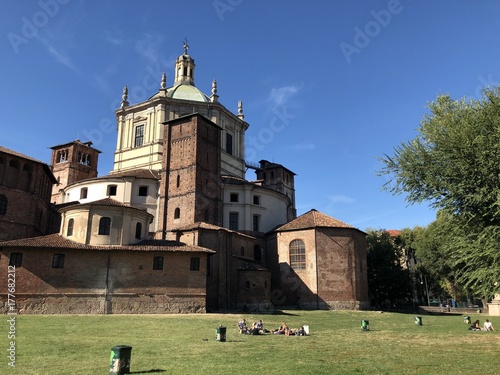 Obraz na plátně Milano, la Basilica di San Lorenzo Maggiore