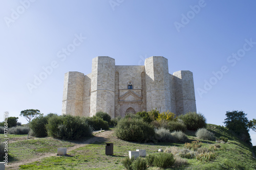 The castle of Castel del Monte, in Italy 
