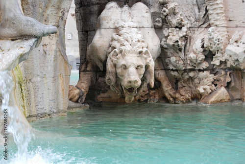 Roma - Piazza Navona - Fontana dei Quattro Fiumi