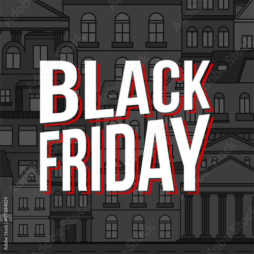 Abstract vector black friday sale layout background. For art template design, list, page, mockup brochure style, banner, idea, cover, booklet, print, flyer, book, blank, card, ad, sign, poster, badge. © happyvector071