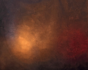painted photographic backdrop with light spot