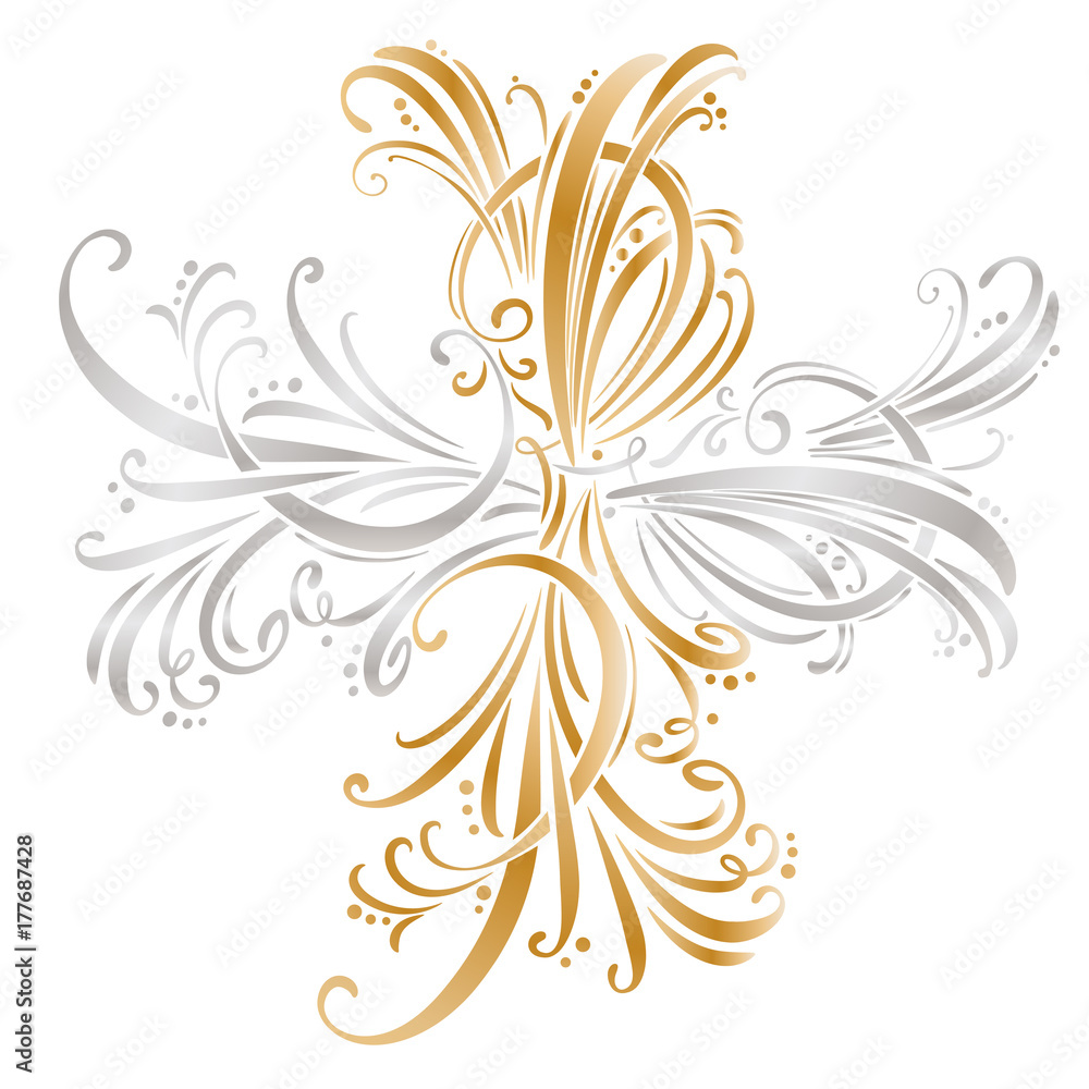 Calligraphic design elements and page decoration. vector set