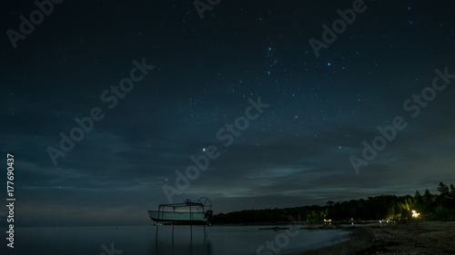 Konstfotografi Star Gazing over Georgian Bay