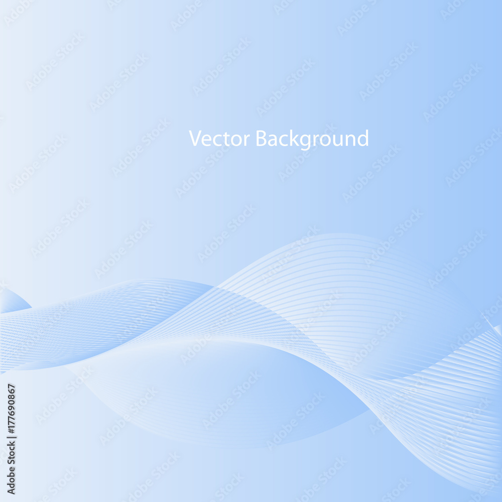 Vector abstract background. Line waves. For business, science, technology design. Vector abstract background. Line waves. For business, science, technology design.