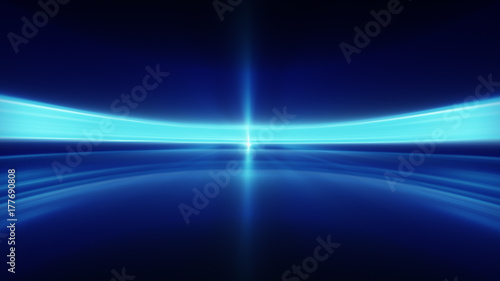 Blue blurred lines abstract...