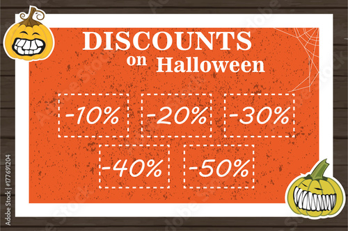 discounts in honor of Halloween