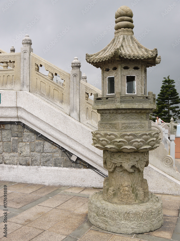 Fototapeta premium Statue temple