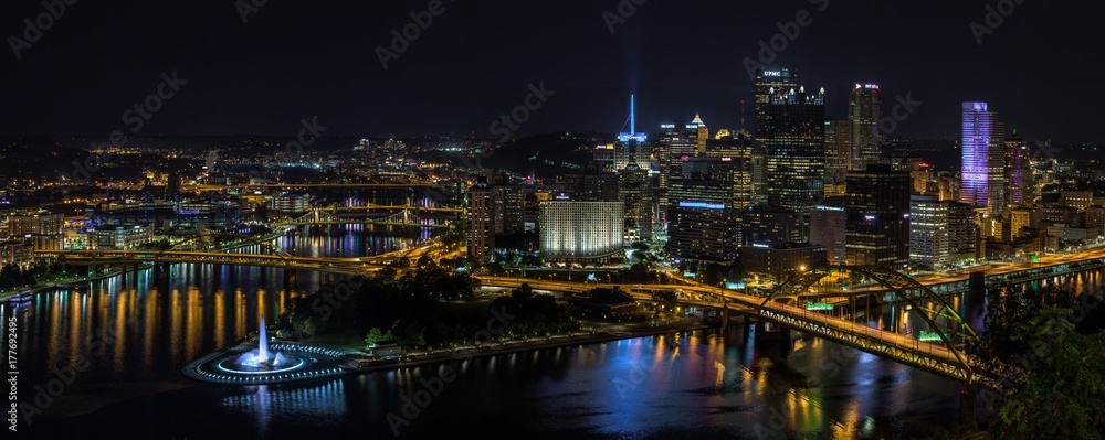 Pittsburgh SkyLine At Night Pittsburgh SkyLine At Night