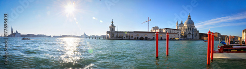 Panoramic View on the Basilica Santa Maria in Venice © Xavier
