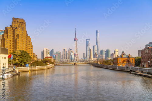 Shanghai Urban Architecture Skyline