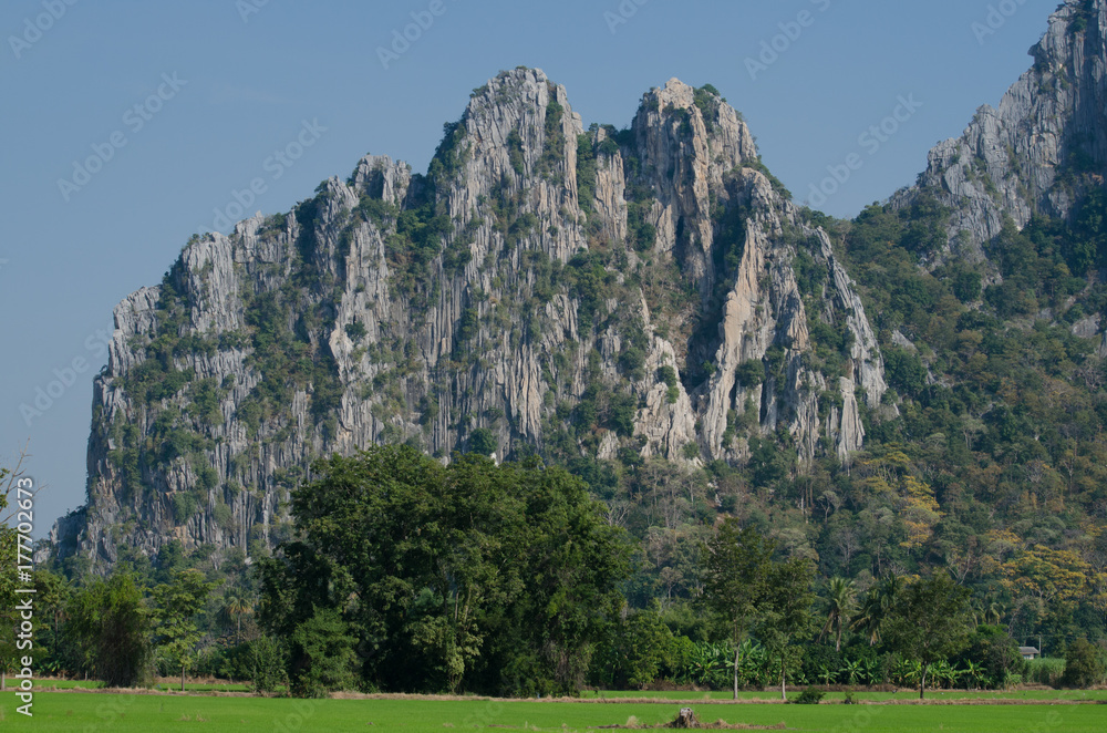 limestone mountain